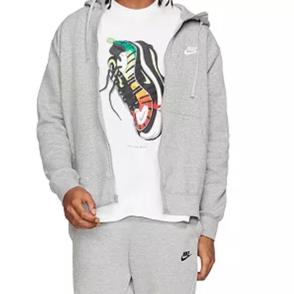 Nike Womens Grey Zipup Hoodie